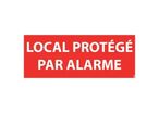 Panneau local protégé par alarme