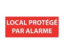 Panneau local protégé par alarme