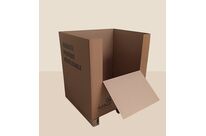 Box palette à abattant en carton ondulé | ETABLISSEMENTS F DUTHOIT