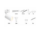 Kit Rail LED Triphasé en U + 14 Spots GU10 Blanc - 800 cm - Blanc Neutre (4000K - 5500K)