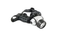 Lampe Frontale Led 1 Watt Livre Sans Pile Noir/argent