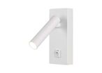 Lampe Murale 2W avec Interrupteur Blanc - Blanc Neutre 4000K - 5500K