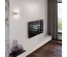 Applique Murale Rectangulaire pour 2 Ampoules G9 - Blanc