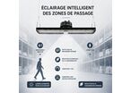 Suspension LED industrielle linéaire 150W/200W/250W 185lm/w avec Détecteur de Mouvement -
