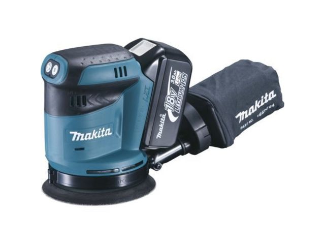 Ponceuse excentrique 125mm 18v 3ax2 li-ion Makita  : BBO180RFE