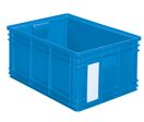 Caisse plastique 85 litres bleu
