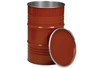 Fût en métal à ouverture totale - 223 L Rouge - Homologué UN Y210 - Recyclable