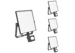 Pack de  4 - Projecteur LED Connecté WiFi RGBW 20W IP44 avec Détecteur de Mouvement