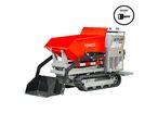 Minidumper hydrostatique à chenilles élévateur ciseaux avec pelle benne basculante 500KG 9CH à démarrage électrique Torros HRS500HSE