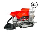 Minidumper hydrostatique à chenilles élévateur ciseaux avec pelle benne basculante 500KG 9CH à démarrage électrique Torros HRS500HSE