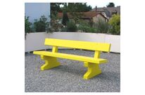 Banc public avec dossier - Tremble