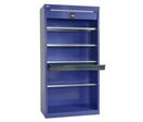 Armoire de stockage - 4 tablettes amovibles + 1 tiroir