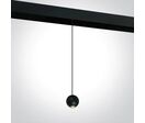Luminaire Suspendu Rond pour Rail Magnétique 48V 10W Noir - Blanc Neutre 4000K - 5500K