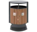 Poubelle D'extérieur Tri Sélectif 2x39l Bois