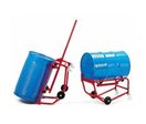 Chariot à  fûts pour manutention et vidange pour fûts métalliques 220 litres