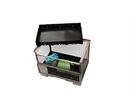 BAC DE RETENTION PE - 120 L / POUR CAISSES-PALETTE GRILLAGEE