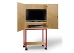 Armoire à télévision pour école