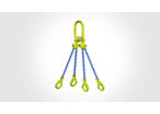 Elingue chaîne 4 brins ajustable avec crochets a verrouillage automatique