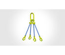 Elingue chaîne 4 brins ajustable avec crochets a verrouillage automatique