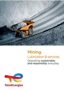 Brochure sur la lubrification et les services dans l'industrie minière
