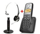 Pack Gigaset A130 + casque sans-fil GN9120 GAP
