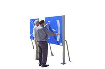 Panneau petit escalier épaule et doigts