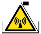 Panneau picto radiation non ionisante
