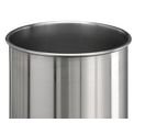 Corbeille à papier en acier inoxydable 15 litres