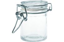 Mini bocal bas en Verre joint blanc 45ml (x48) Firplast