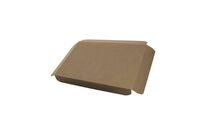 Couvercle cloche en carton kraft brun pour plateau 1201400 (X210) Firplast