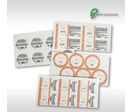 Impression d'etiquette adhesive sur planche
