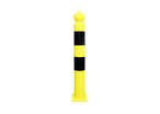Poteau de sécurité jaune/noir MW Tools PIV1008B