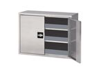 Armoire Murale Inox 2tab 2pte L800xp350xh600 Mm