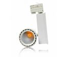 Spot led sur rail 30 watt (eq. 280W) orientable - Couleur eclairage - Blanc chaud 3000°K. Finition - Blanc