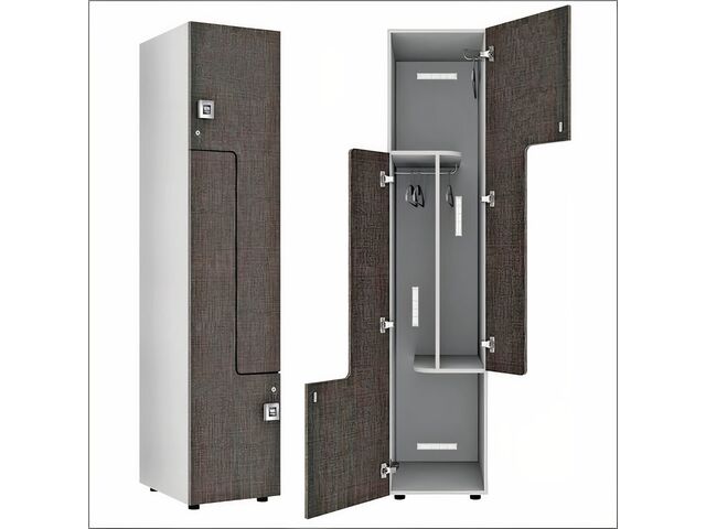 Armoire vestiaire avec porte en Z | GEKIPS
