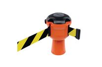 Skipper - Poteau de guidage à sangle rétractable - Sangle 9m Noir/Jaune - Intérieur/Extérieur - Recyclable