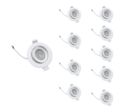 Pack de 10 - Spot LED Encastrable 7W CCT 38° Orientable