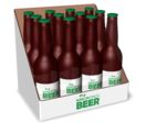 Caisses en carton ondulé pour bières transformables en « prêt-à-vendre »