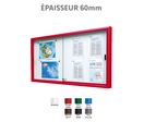 Vitrine d'affichage alu de 8A4 à 30A4