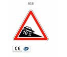 Panneau A16 descente dangereuse