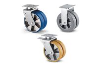 Roulettes industrielles jumelées | Delta twin