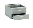 Caisson métallique pour poste de travail réglable TP et TPH H.245 x L.370 x P.460 mm avec 2 tiroirs