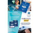 Disque bleu Européen adhésif