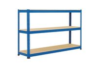 Manutan Expert - Rayonnage Charge Lourde Rapid 1 - 1980x2440x915mm - 3 Niveaux 500kg/niveau - Montage Facile