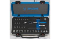 Coffret métal de douilles 1/4" 6 pans