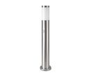 Borne de Jardin Acier Inoxydable avec Détecteur 80cm pour Ampoule E27 IP44 - Noir