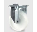 Roulettes à platine emboutie bandage polypropylène 100 à 200 kg