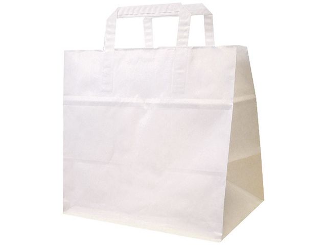 Sac cabas kraft blanc 75 g/m² 26x17x26 cm x 250 Firplast