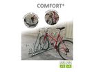 Râtelier range vélos COMFORT+ 3 et 5 places
