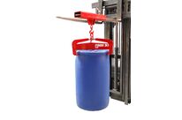 Pince semi-automatique pour fûts métalliques ou plastique à rebord 600 kg 